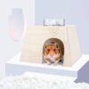 cozy woodland retreat hamster hideout