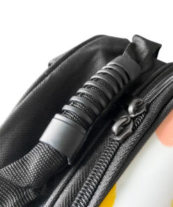 malý zvierací batoh na nosenie, biely s listovým vzorom