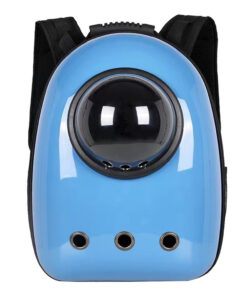 malý zvierací batoh na nosenie, modrý