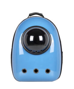 malý zvierací batoh na nosenie, modrý