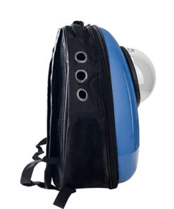 malý zvierací batoh na nosenie, modrý