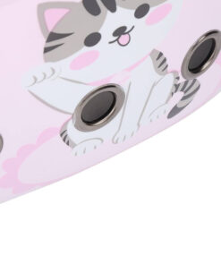 malý zvierací batoh na nosenie, ružový s mačičkou