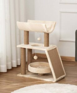 cadru de catarat pisici, bej