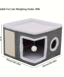 double layer cat bed cave sofa